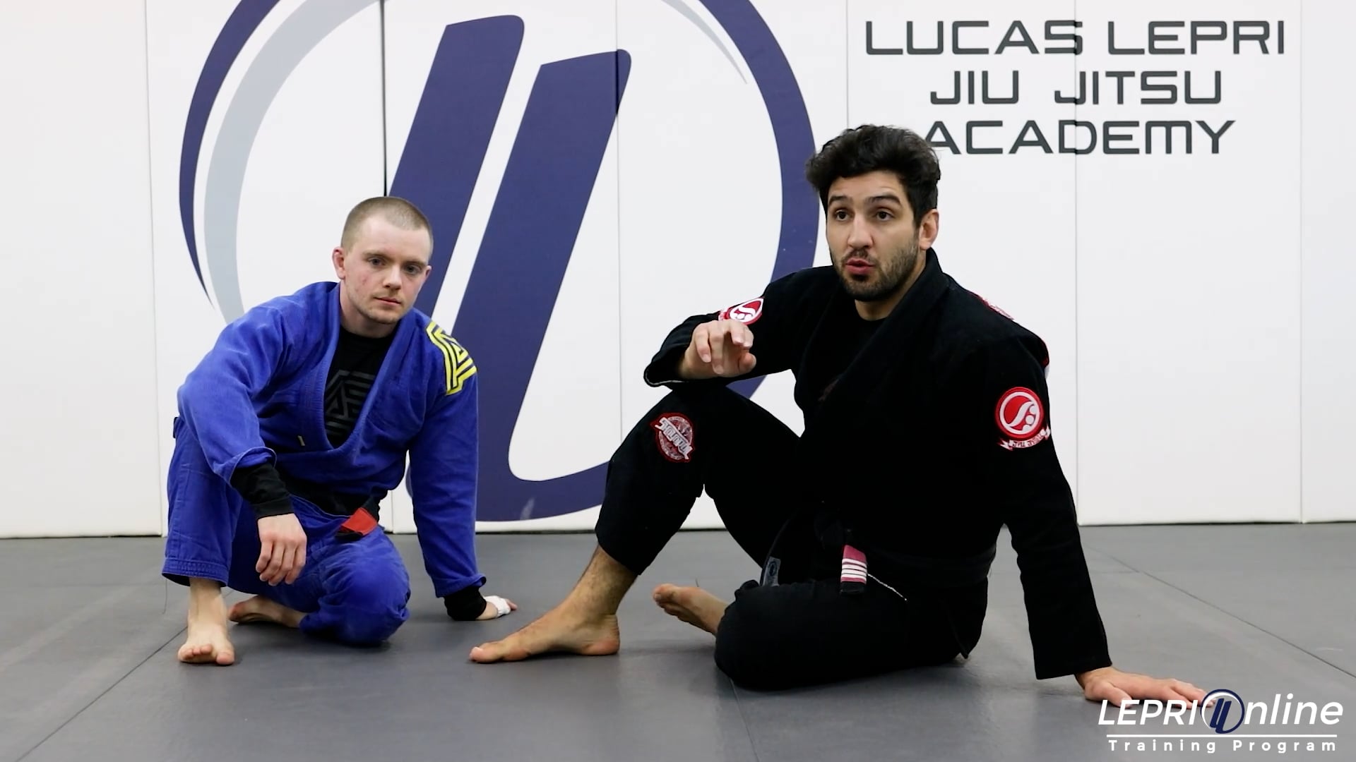 Lepri BJJ Online Training: Open Guard to Half Lasso to Armbar or Triangle V