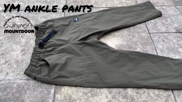 YM Ankle pantsストレッチ編
