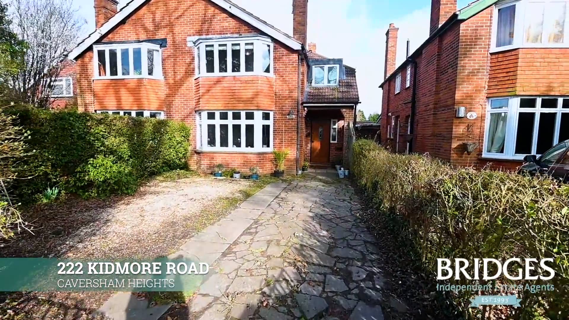 222 Kidmore Road, Caversham Heights Bridges Estate Agents. on Vimeo