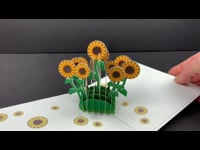 Sunflower Pop-Up Card