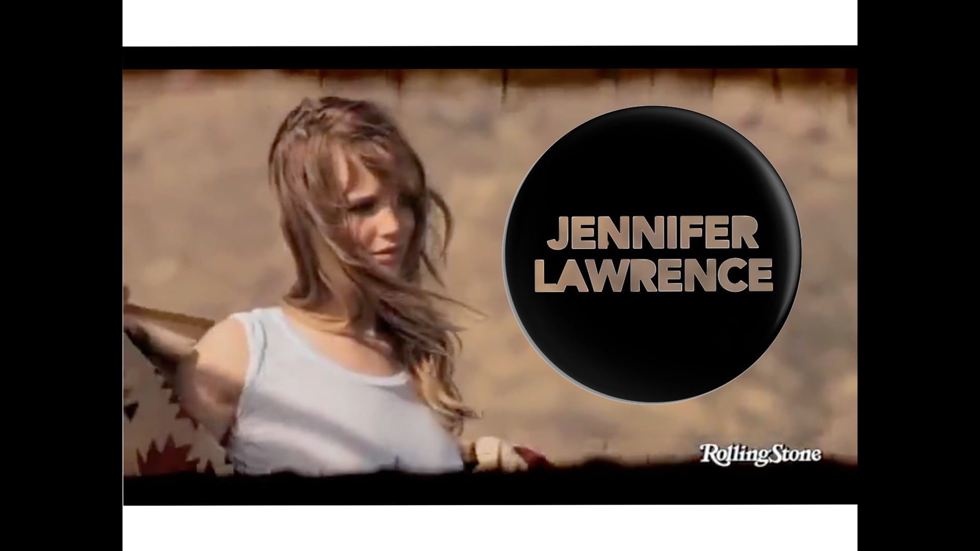 Jennifer Lawrence  'Hunger Games' Rolling Stone BTS Sizzle