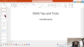 SSMS Tips and Tricks
