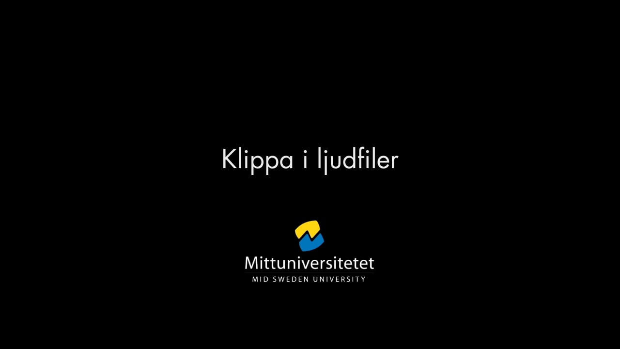 Klippa I Ljudfiler