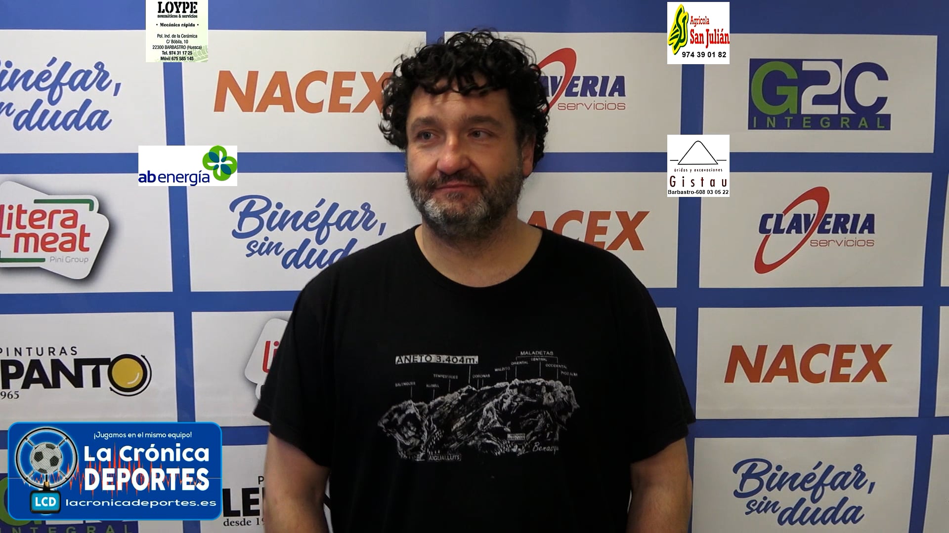 MIGUEL GARCÍA (Entrenador Biescas) CD Binéfar 4-0 UD Biescas / Jornada 24 / 3ª División