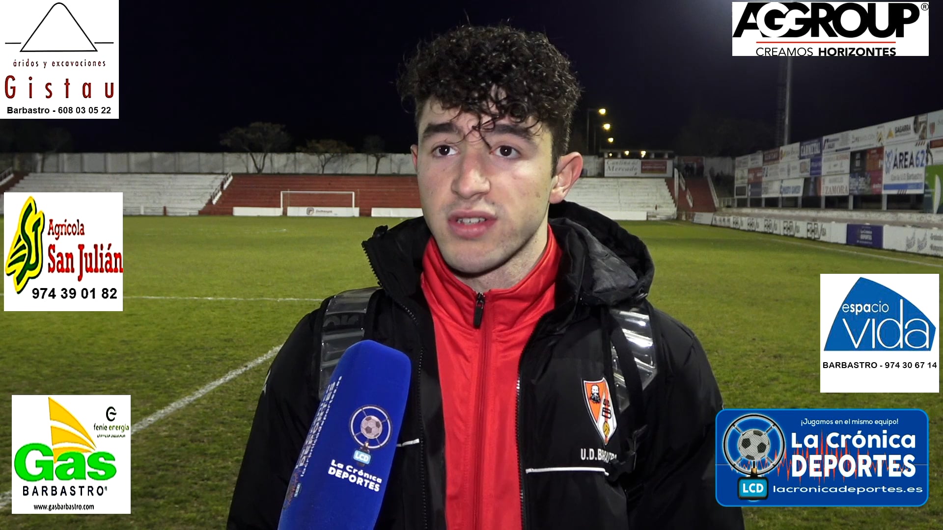 MATEO LITE (Jugador Barbastro) UD Barbastro 0-1 Deportivo Aragón / Jornada 24 / 3ª División