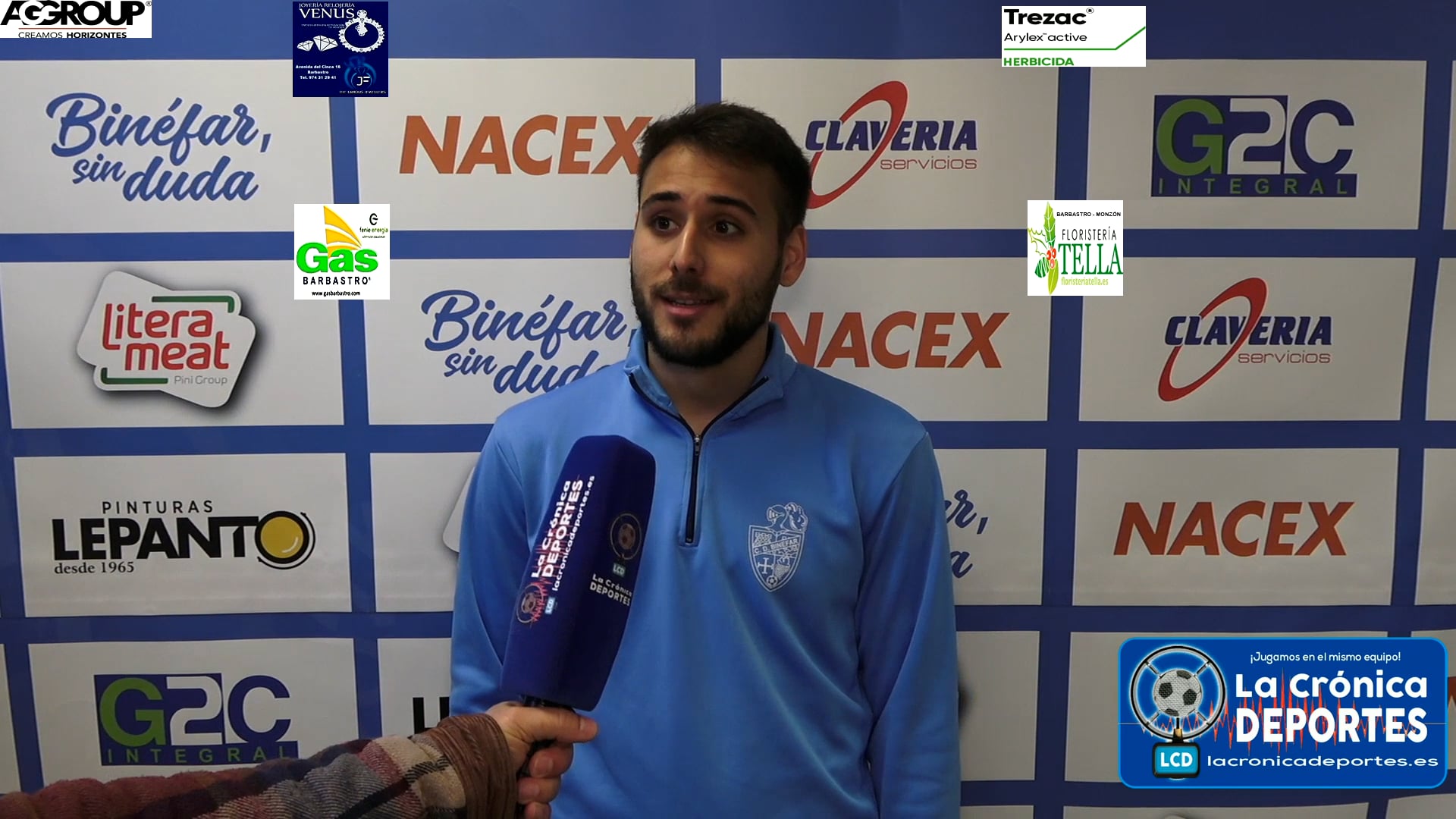 CESC (Jugador Binéfar) CD Binéfar 4-0 UD Biescas / Jornada 24 / 3ª División