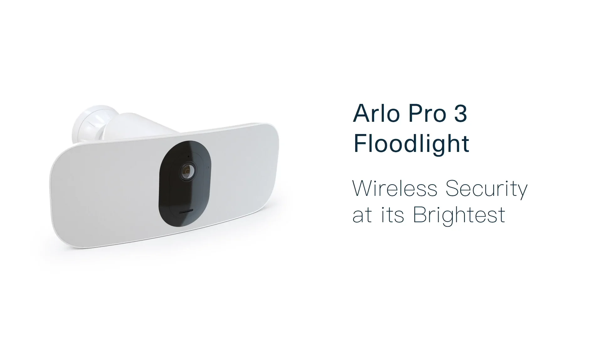 Arlo Pro 2K Outdoor Wire-Free Floodlight Camera Harvey Norman