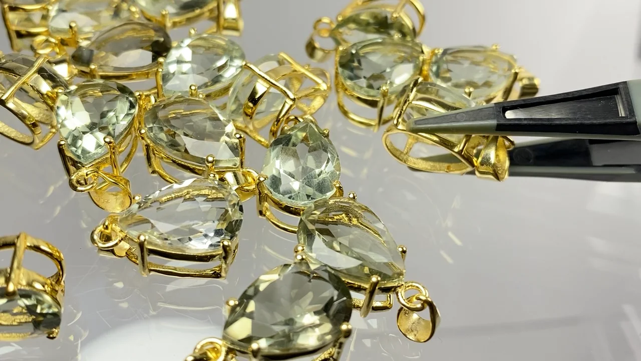 グリーンアメジスト　アパタイト グリーンアメジスト×グリーンアパタイト】エナブレス | Enajewelry