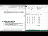 Illustration 4 Filtering data