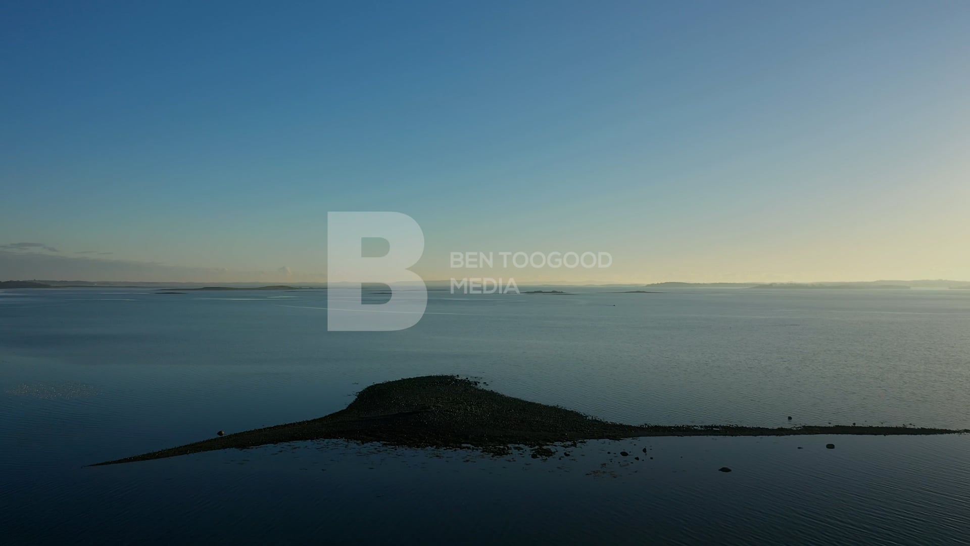 Strangford Lough Aerial shot over Paddleboarders 4K