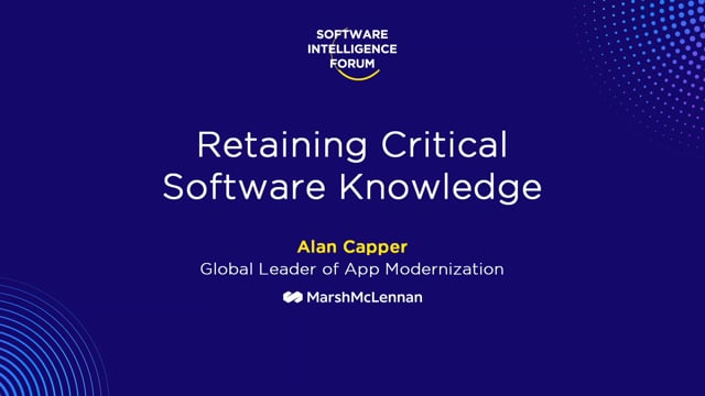 Retaining Critical Software Knowledge
