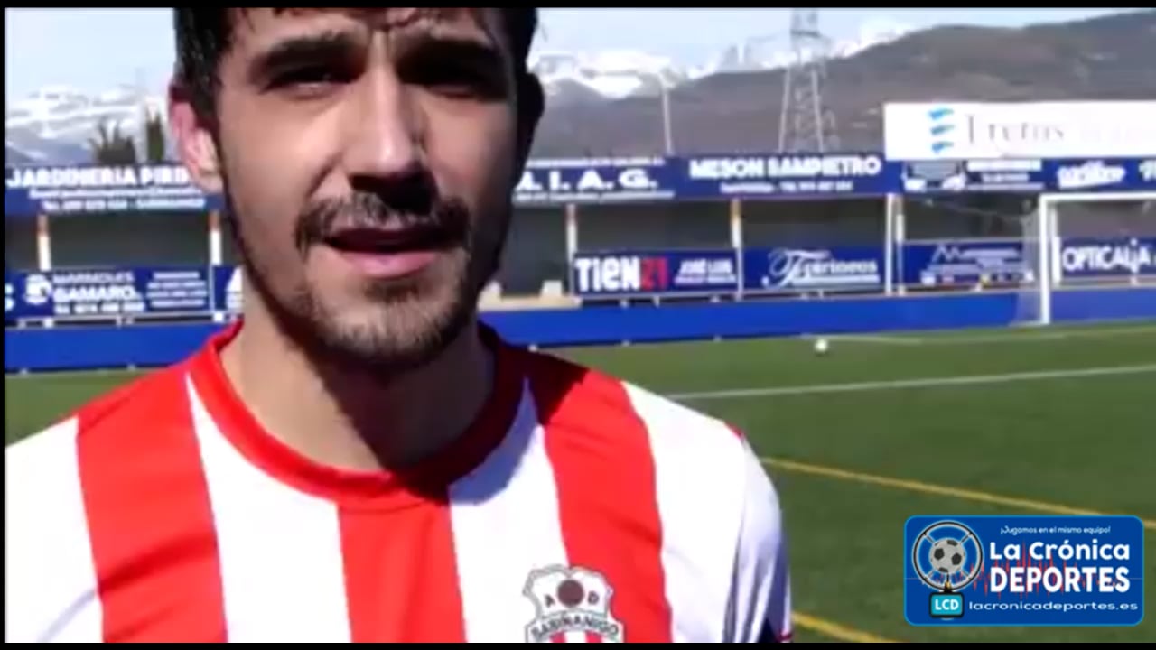 BORJA BERRENDO (Jugador Sabiñánigo) Sabiñánigo 3-1 Montecarlo / J21 / Preferente Gr1 Fuente: Facebook Deporte Cantera Sabiñánigo