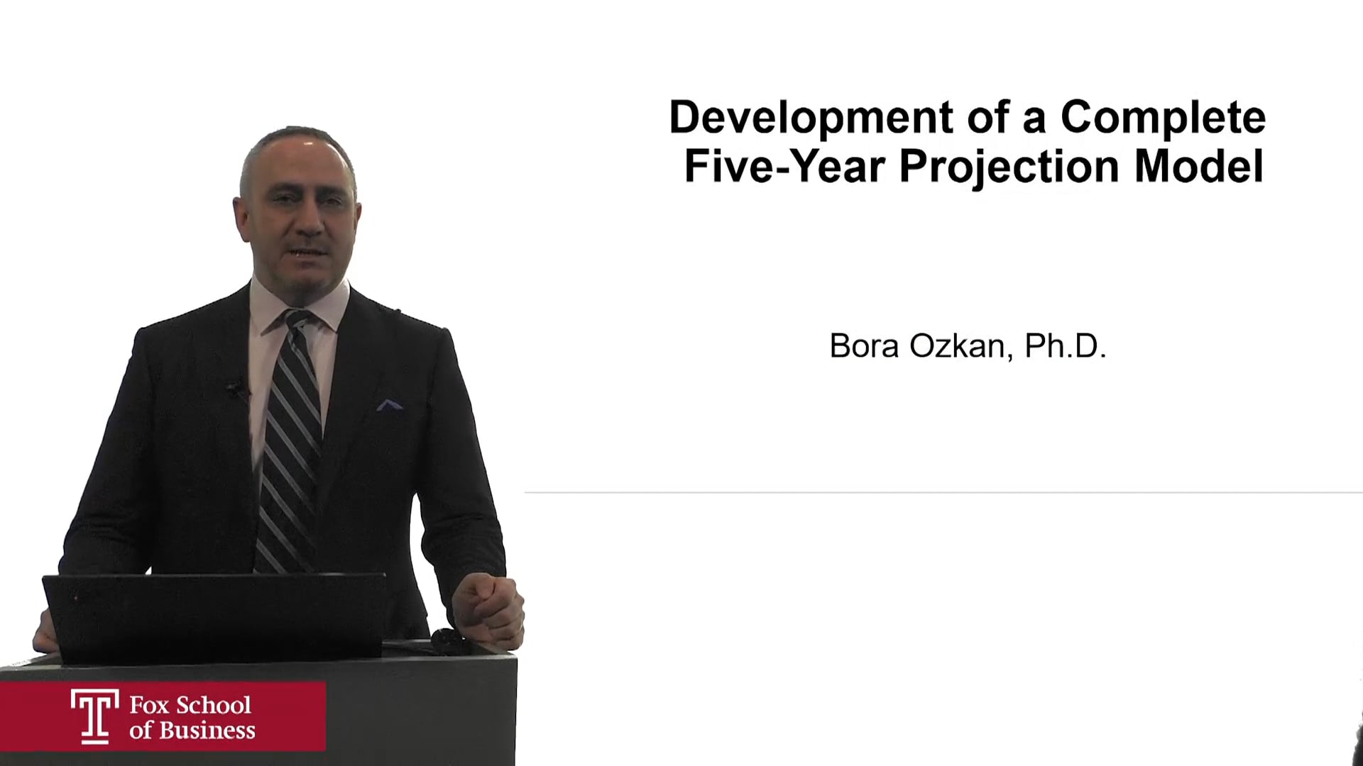 Login to view Development of a Complete Five-Year Projection Model