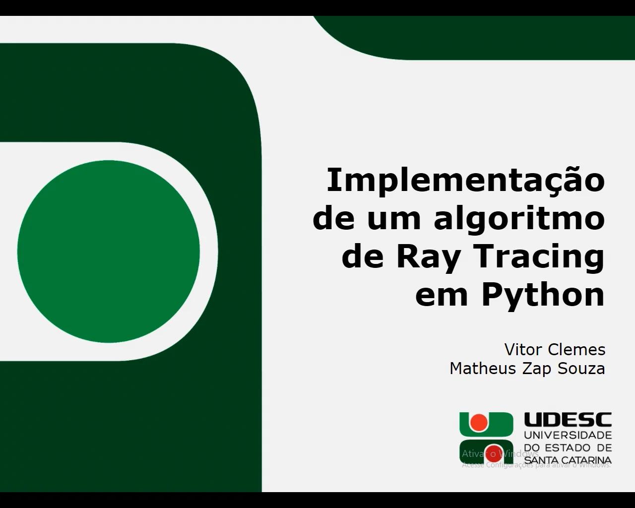 Implementação de um Algoritmo de Ray Tracing em Python on Vimeo