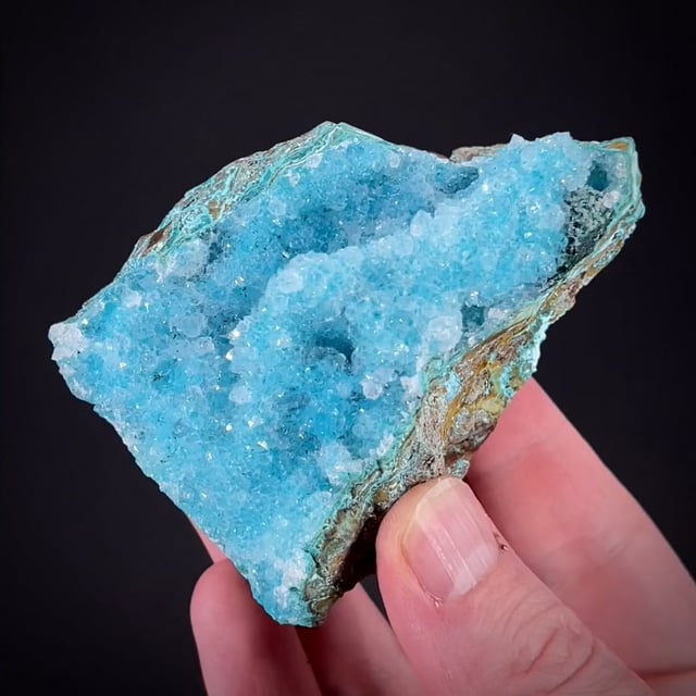 Chrysocolla and Quartz