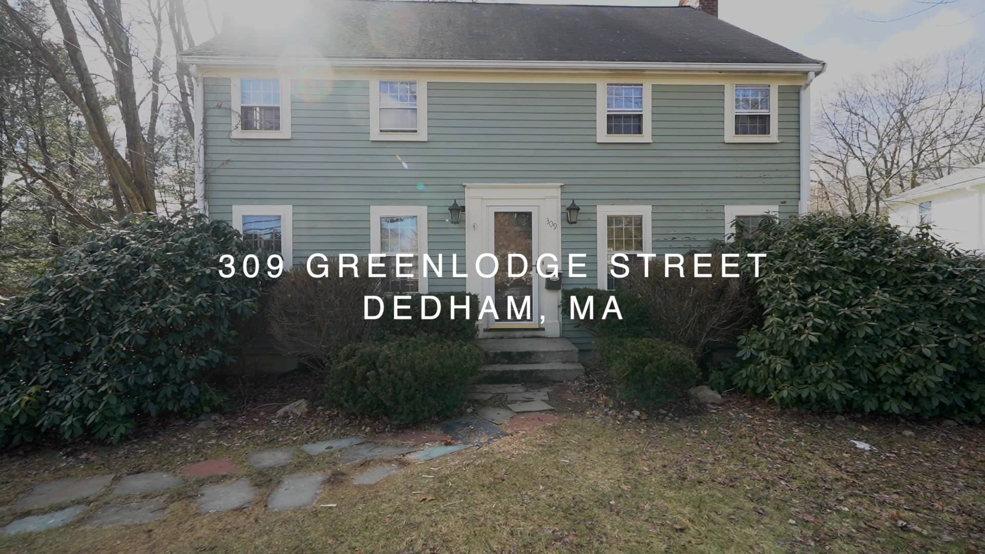 309 Greenlodge Street, Dedham, MA on Vimeo