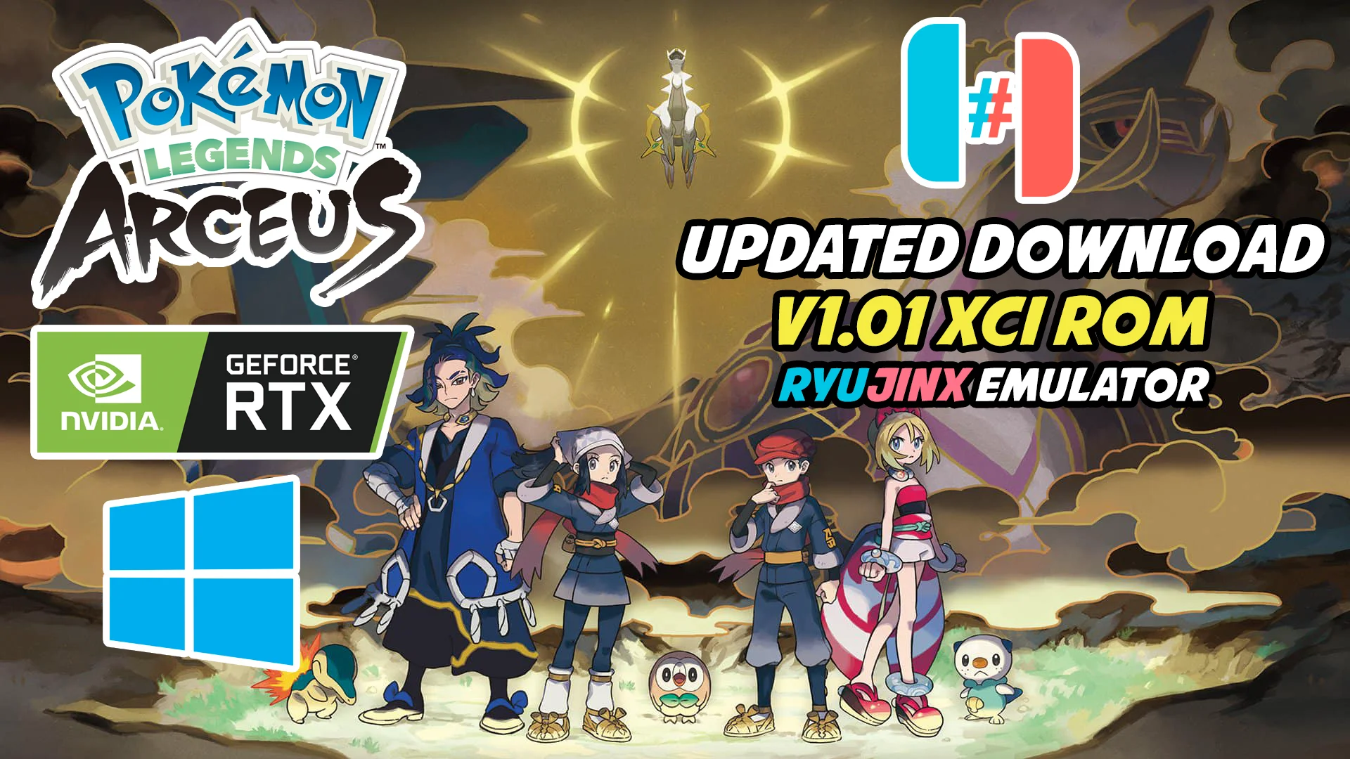 Download Pokémon Legends: Arceus NSP, XCI ROM + Update
