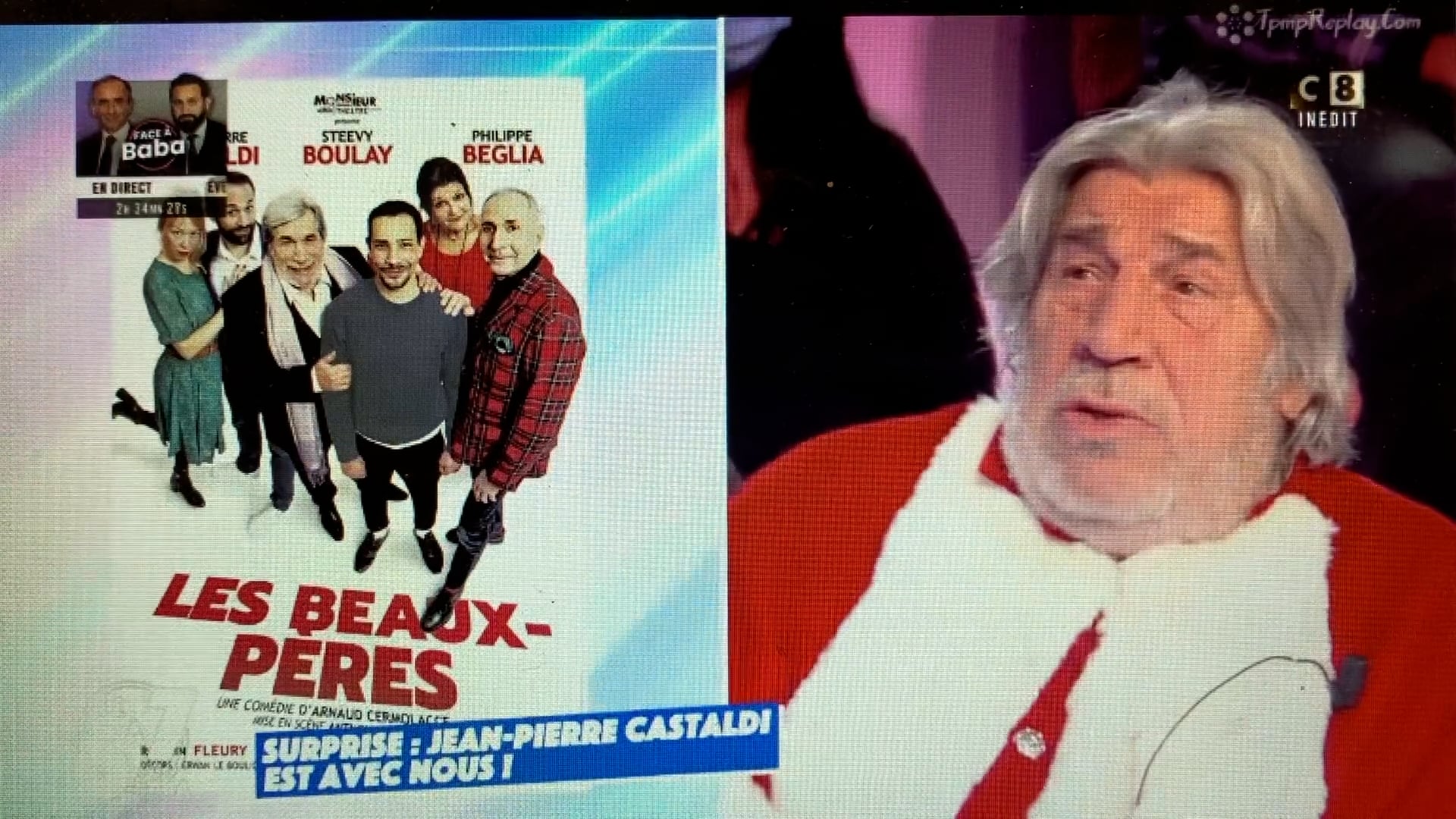 LES BEAUX-PERES - Jean-Pierre Castaldi sur C8