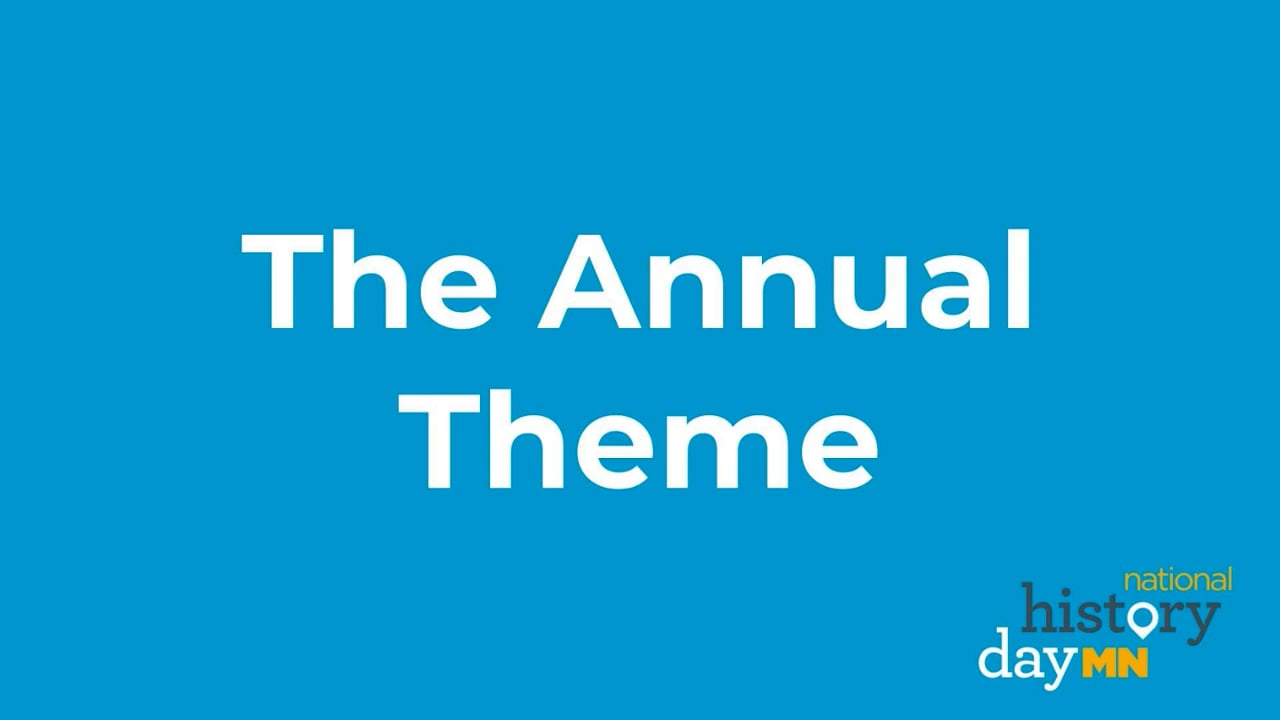 Annual Theme for History Day Judges 2022 on Vimeo