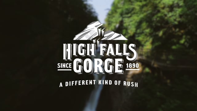 High Falls Gorge // Logo Build