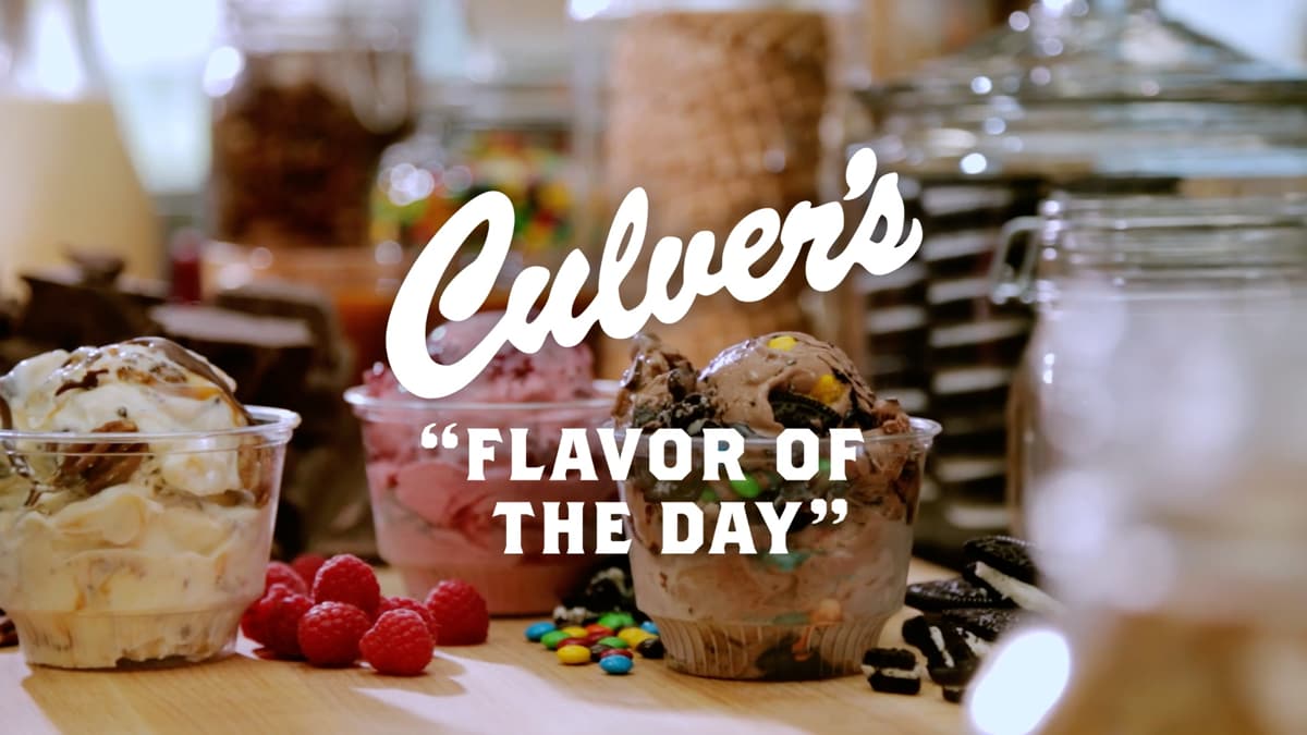 CULVERS " FLAVOR OF THE DAY" — film still
