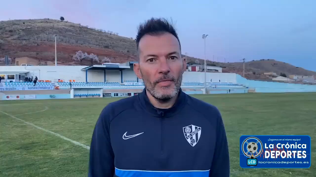 DANI ASO (Entrenador Huesca B) CD Brea 1-0 SD Huesca B / J 22 / 2ª RFEF - Grupo 3 / Fuente: Twitter SD Huesca B