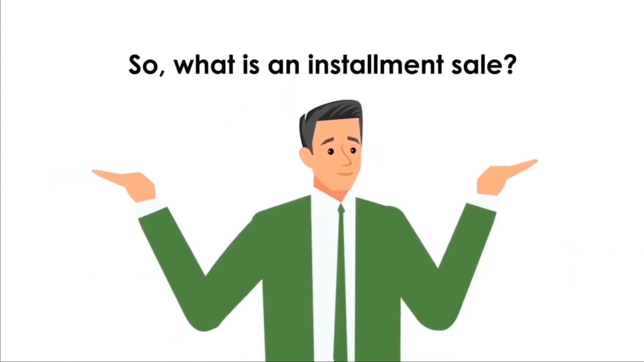 Installment Sale on Vimeo