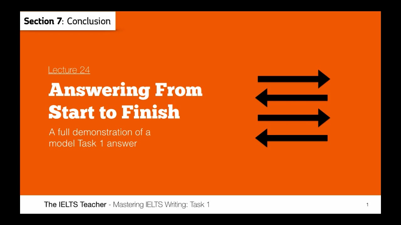 1. Demonstration Answering Task 1 From Start to Finish on Vimeo