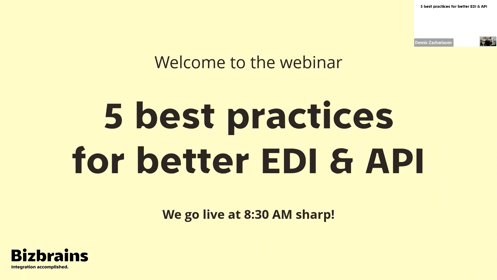 Webinar: 5 best practices for better EDI & API on Vimeo
