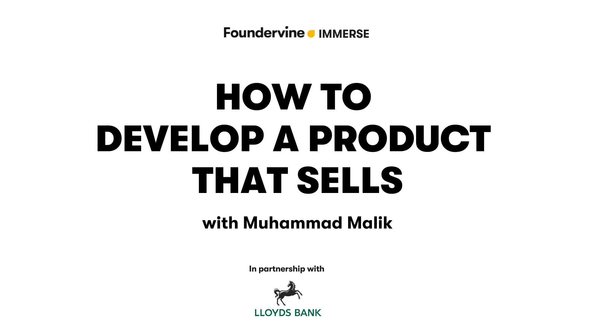 How to develop a product that sells with Muhammad Malik