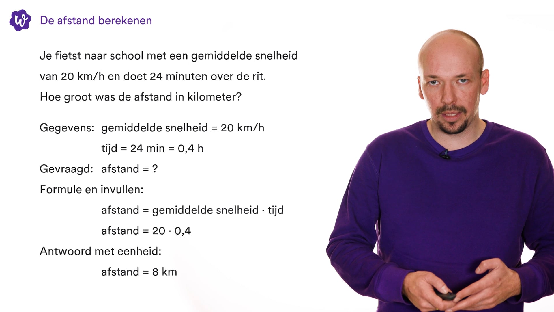 Afstand (en Tijd) Berekenen Oefenen | StudyGo