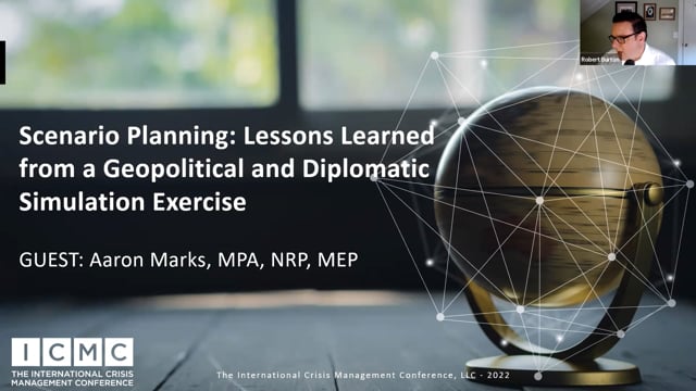Scenario Planning: Lessons Learned from a Geopolitical and Diplomatic Simulation Exercise