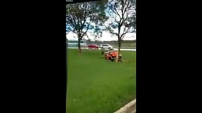 Grave incidente per Paulinho: si schianta con la McLaren contro un albero