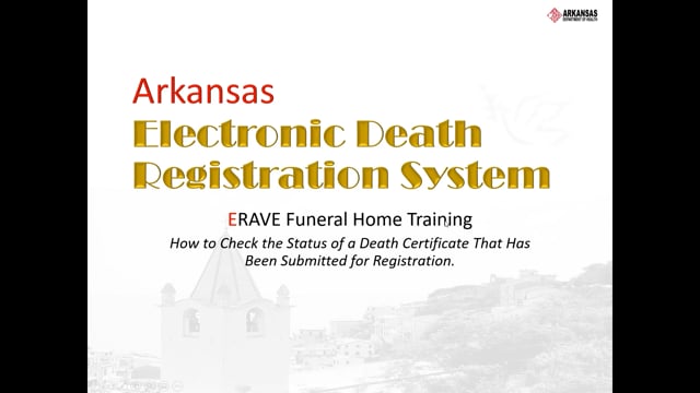02. How to Check the Status of a Death Certificate
