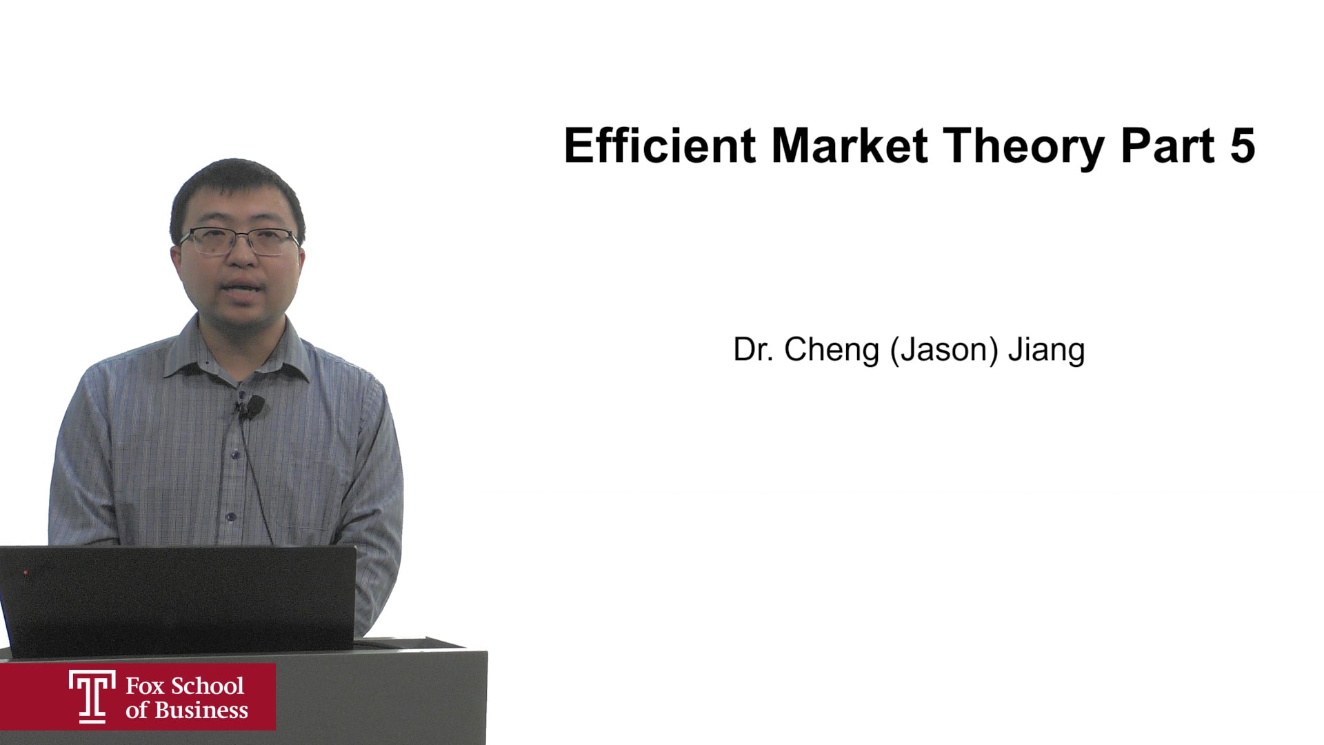 Efficient Market Theory Part 5