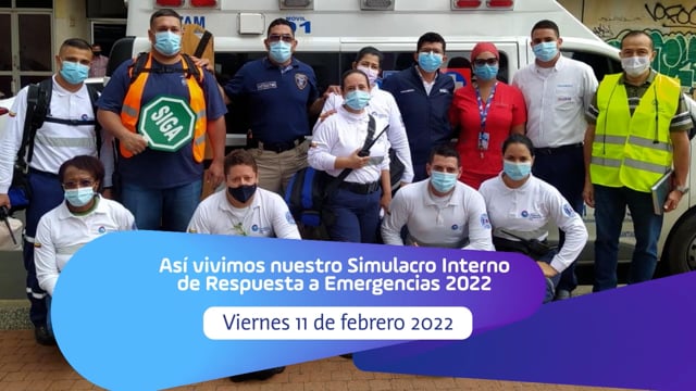 Así vivimos nuestro Simulacro de Interno de Respuesta a Emergencias 2022