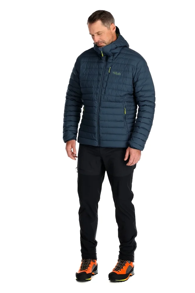 Mens Orion Blue Infinity Microlight Jacket