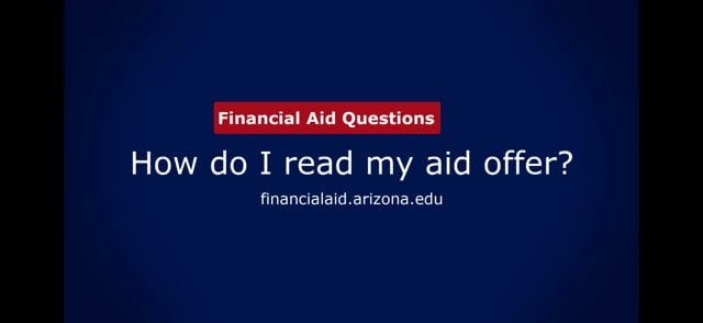 Understanding Your Financial Aid Offer | Office of Scholarships & Financial  Aid
