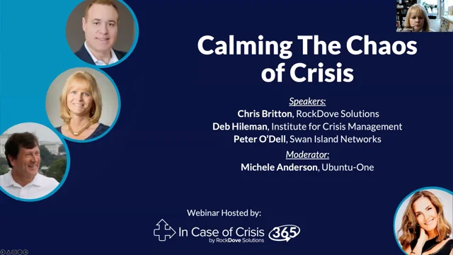 Calming The Chaos of Crisis Webinar