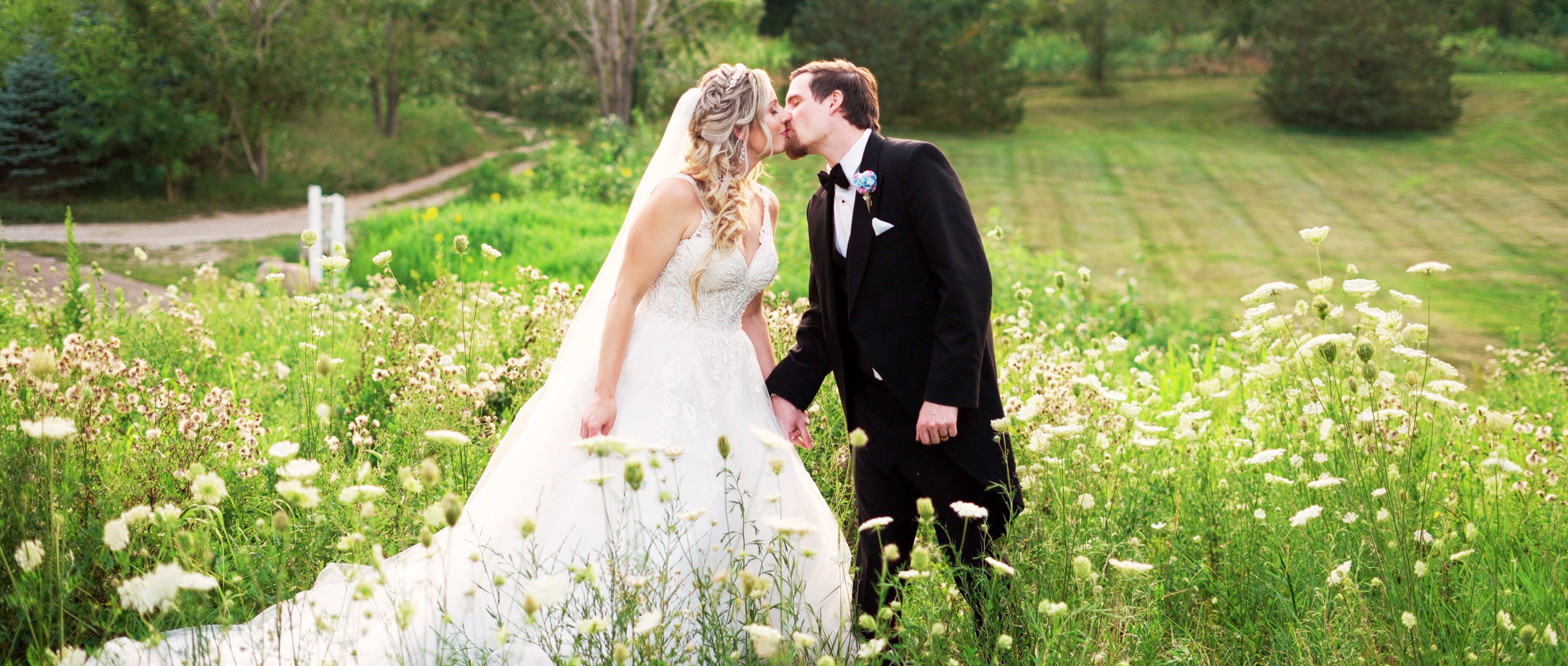 Video thumbnail for Wisconsin Fairytale Wedding at Stein Farm | Nicole & Casey