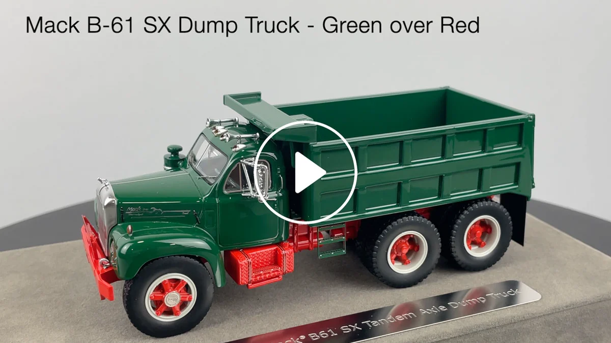 Fire Replicas Mack® B61 SX Tandem Axle Dump Truck - Green
