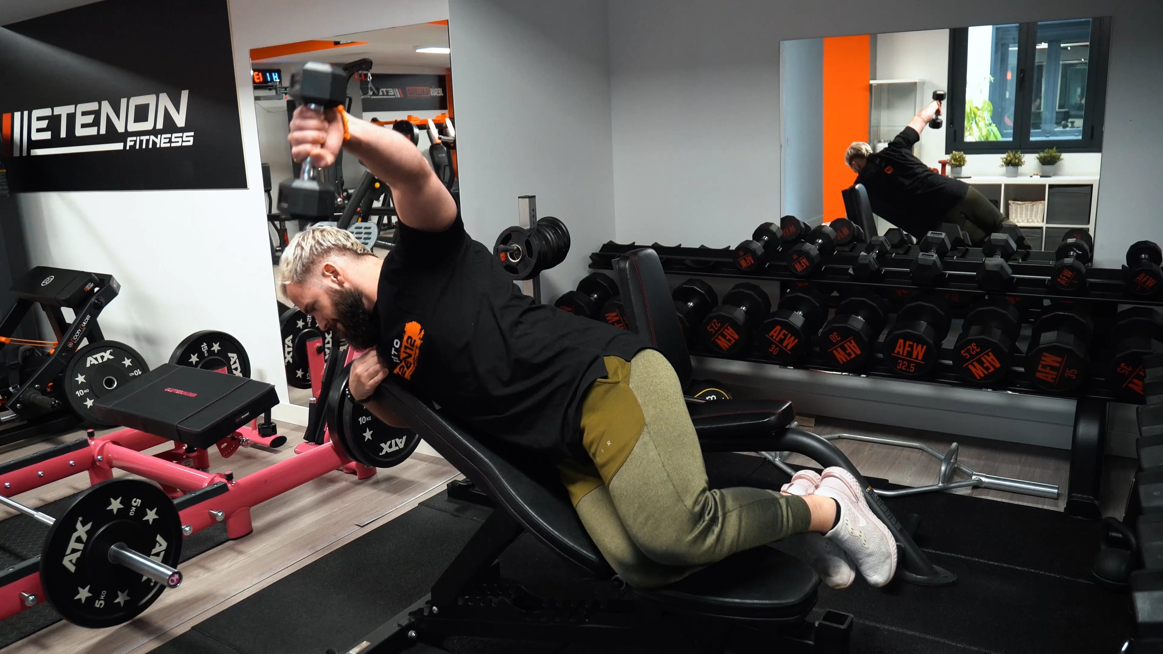 GYM: Press Francés tumbado en Banco