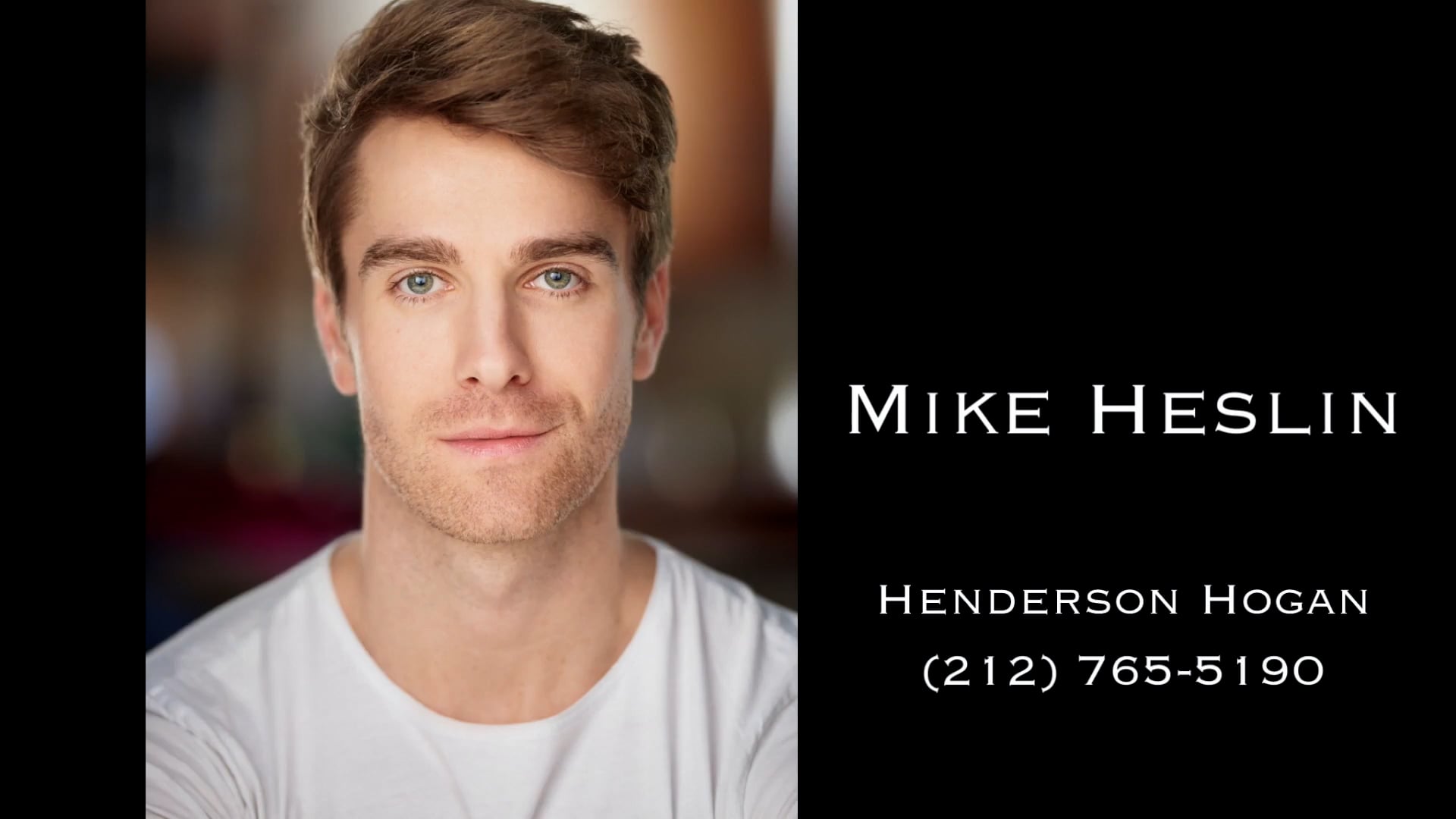 Mike Heslin - Acting Reel