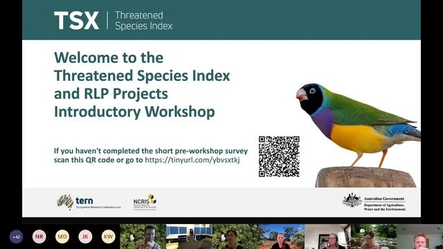 Threatened Species Index (TSX) and RLP Projects - Preliminary Workshop -  16Feb2022 - Meeting Recording