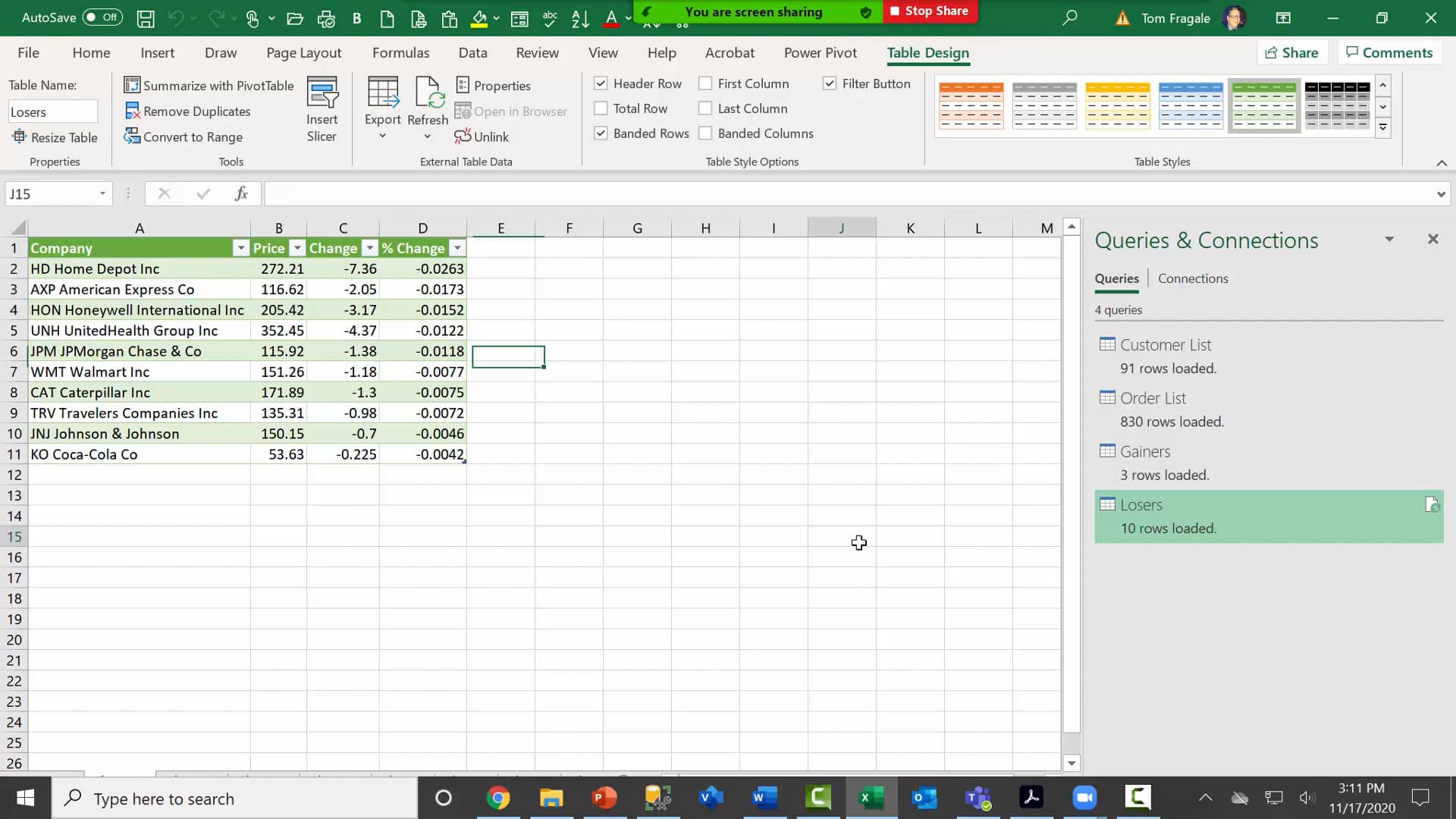 pivot table power query power pivot - 12 on Vimeo