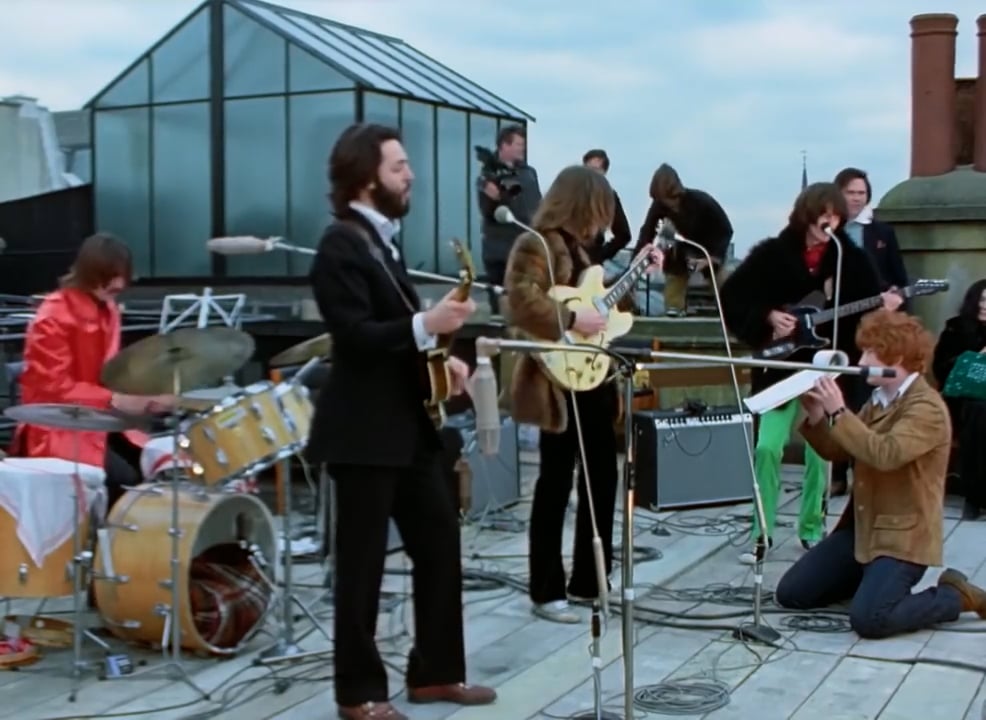 The Beatles - Dig a Pony _ Rooftop Concert on Vimeo