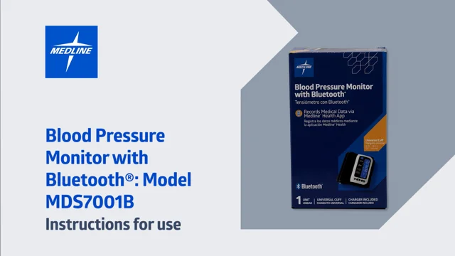Medline Home Blood Pressure Kit Attached Stethoscope 1Ct