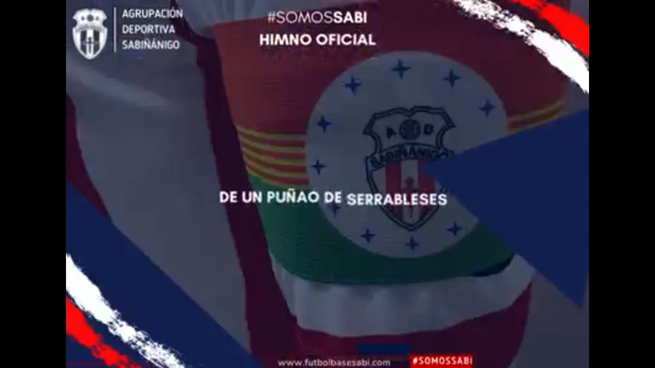 Nueva adaptación del HIMNO OFICIAL DE LA  AD SABIÑÁNIGO / Fuente: Facebook AD Sabiñánigo