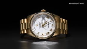 Pre-Owned Rolex Day-Date Mens 36mm Automatic 18kt Yellow Gold Watch