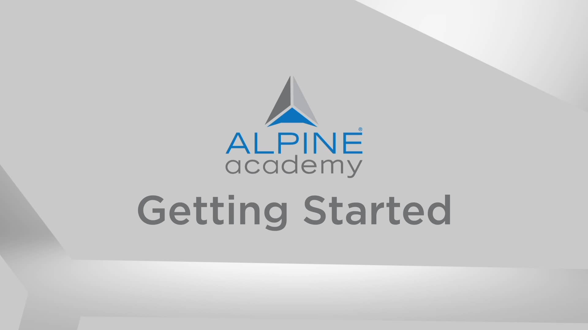 Alpine Academy_Getting Started Video on Vimeo